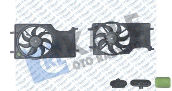 KALE 387220 Fan Motoru Davlumbazli Opel Corsa E 1.2 1.4 Benzinli